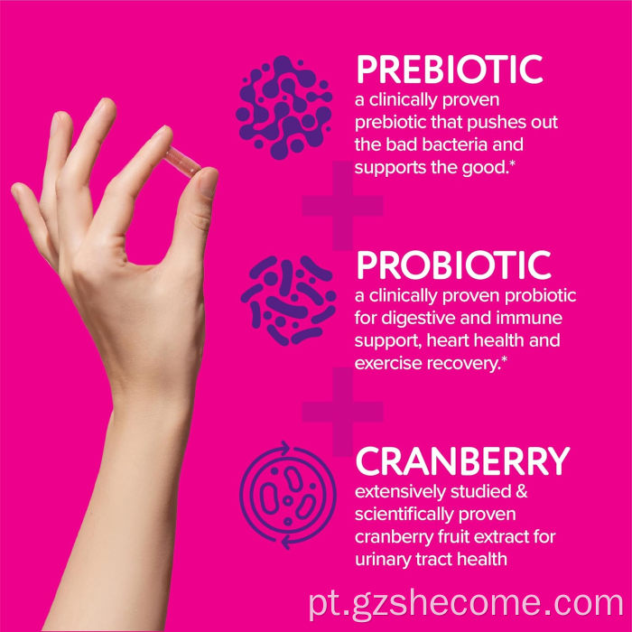 Suplemento Probiótico de Tripla Ação Premium para Mulheres